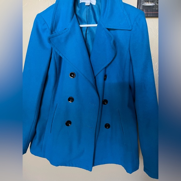 New York & Company Jackets & Blazers - Blue woman’s pea coat. New York & company